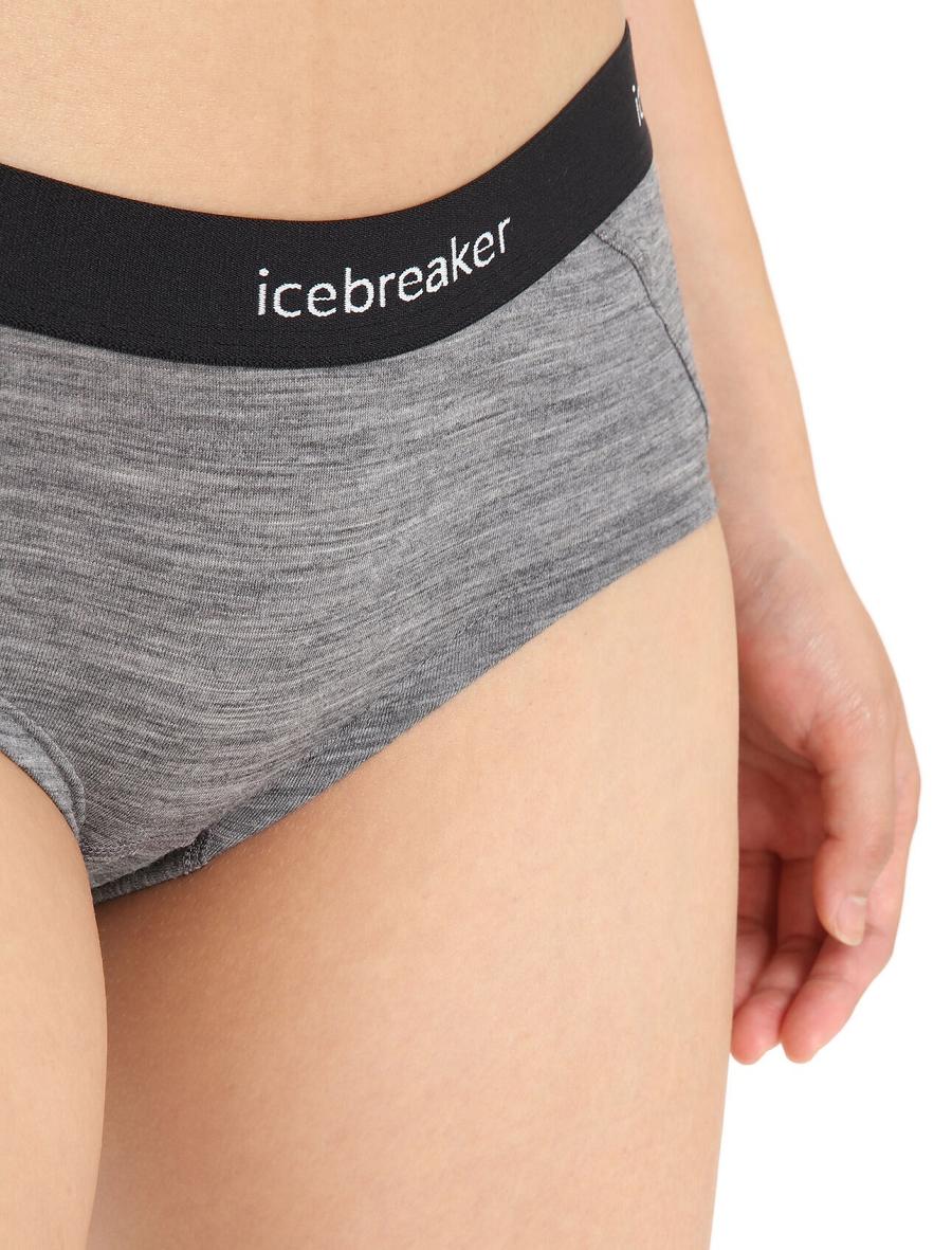 Icebreaker Merino Sprite Hot Pants Naisten Alusvaatteet Harmaat Mustat | FI 1707NWYB